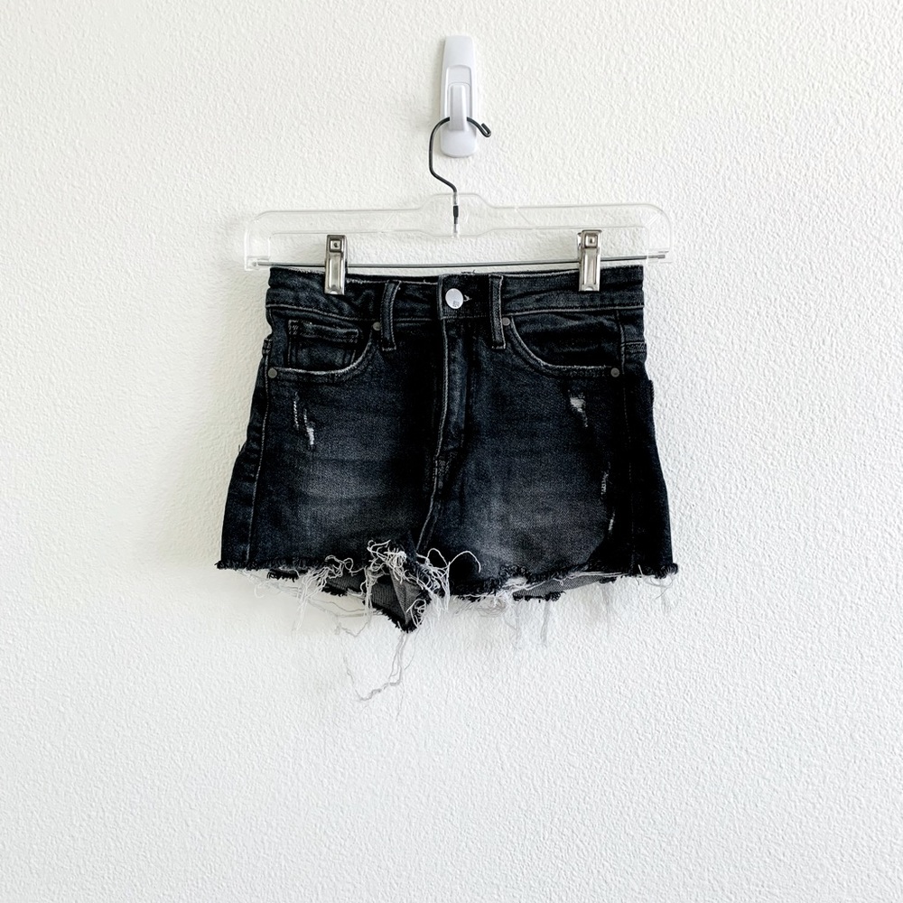 RSQ Girls/ Women’s Black Jean Shorts High Waisted